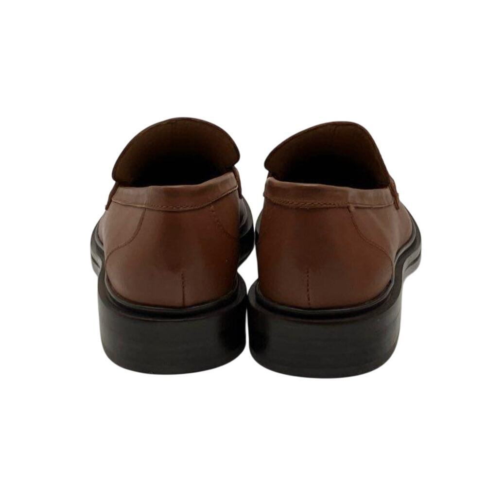 Madewell Vernon Loafers Burnt Maple Leather Size 9 - New in Box - Picture 5 of 6